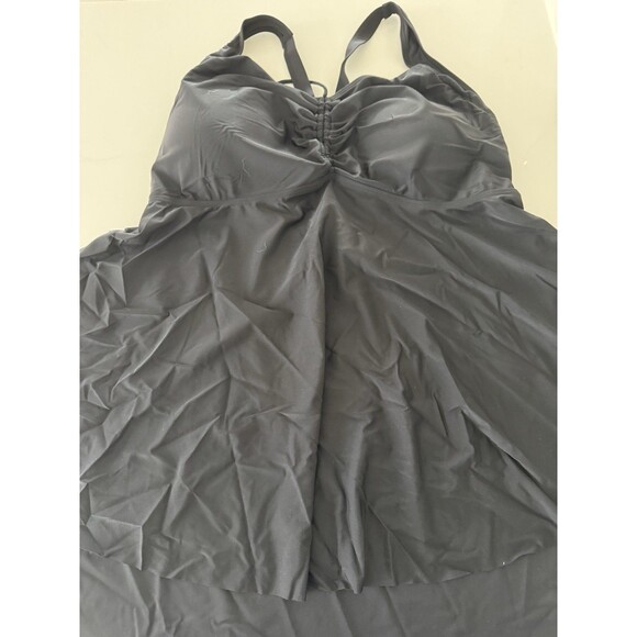 NIeyook Plus Size Swimsuit Tankini Bathing Suit Tummy Control top black size 22W - Picture 8 of 13